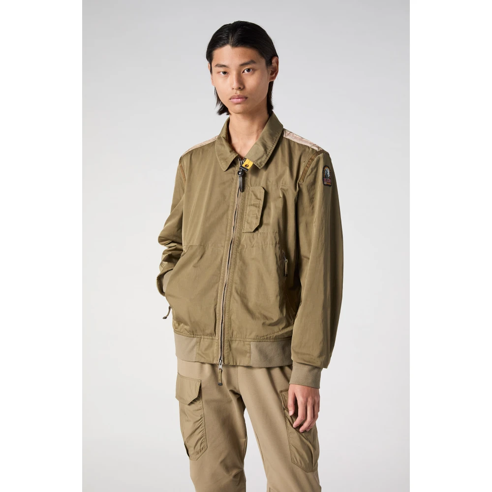 Parajumpers Aardejas met Hemdkraag en Geribbelde Manchetten Green Heren