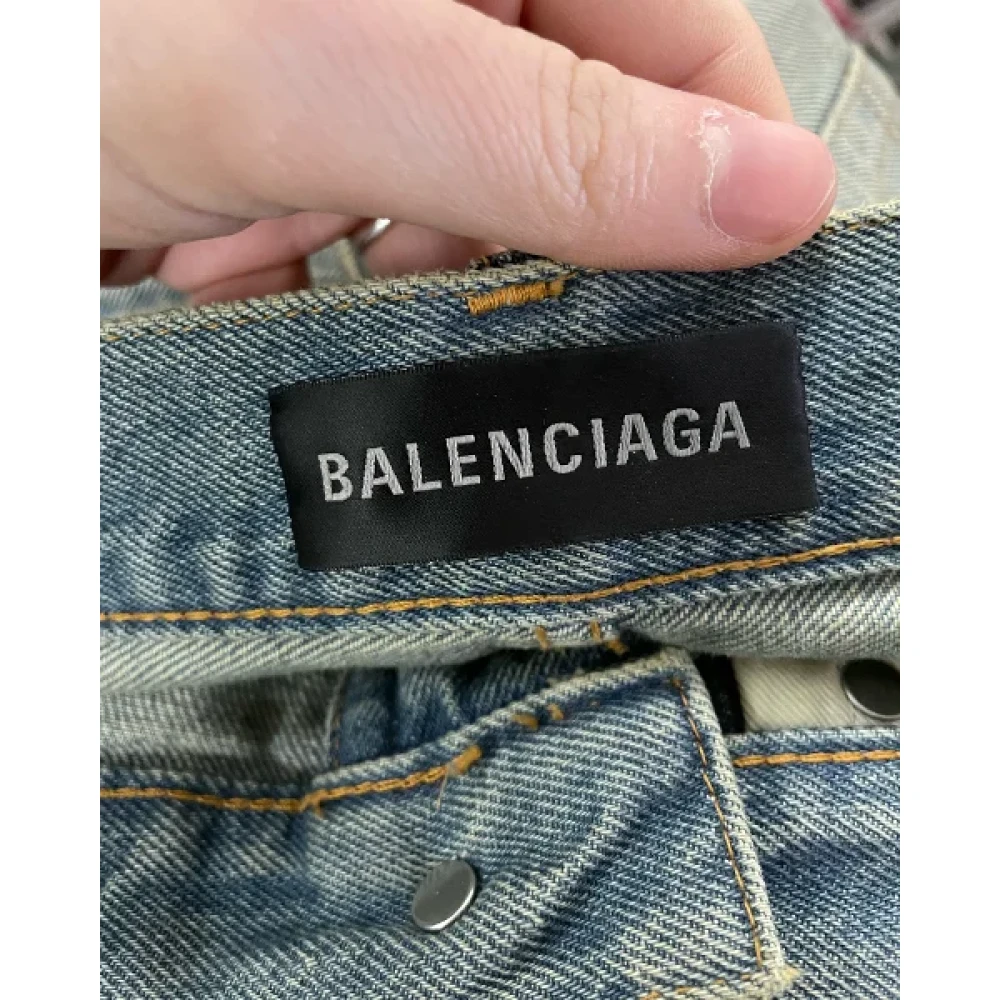 Balenciaga Vintage Pre-owned Denim jeans Blue Heren