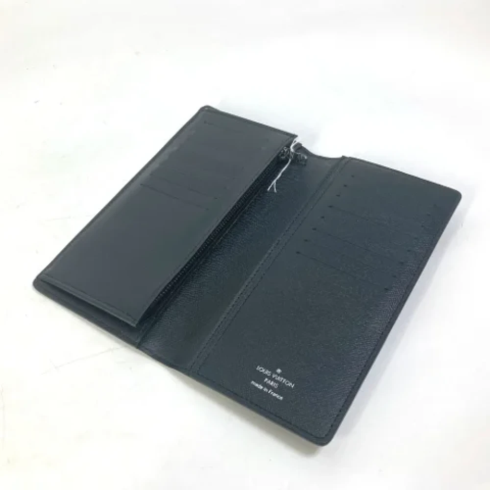 Louis Vuitton Vintage Pre-owned Fabric wallets Black Heren