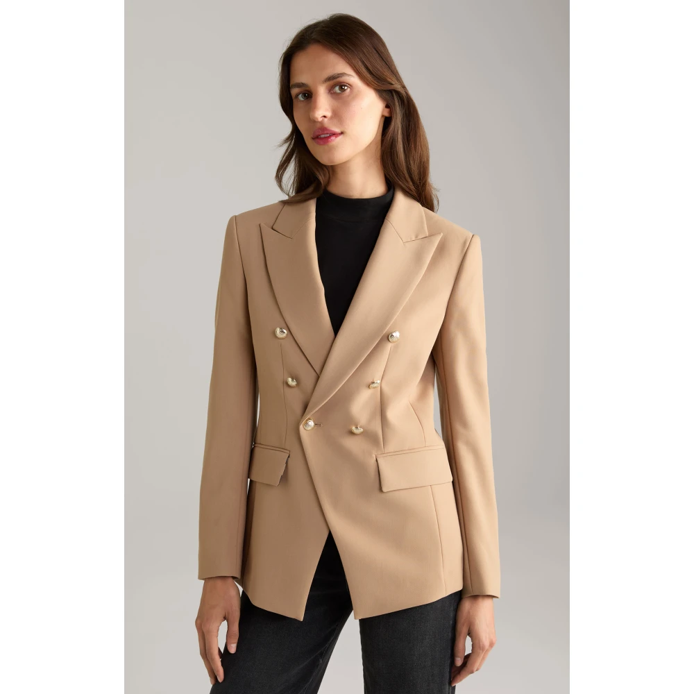 Joop! Bruine Damesjas met Gouden Knopen Brown Dames