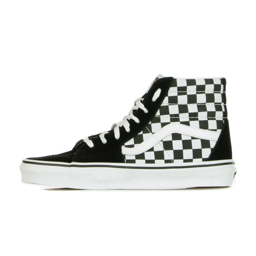 Vans Hoge Top Checkerboard Sneakers Heren Schoenen Zwart