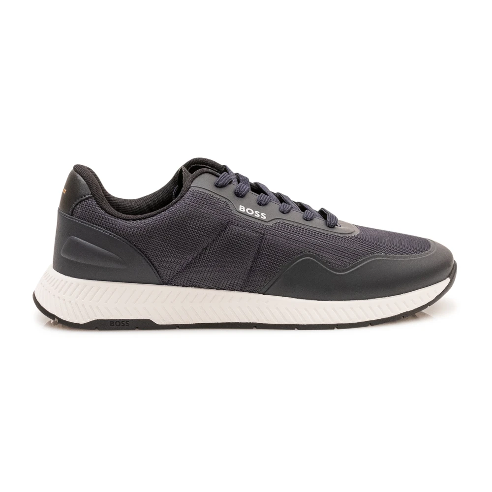 Hugo Titanium Runn Trtxpu Heren Schoenen Blauw