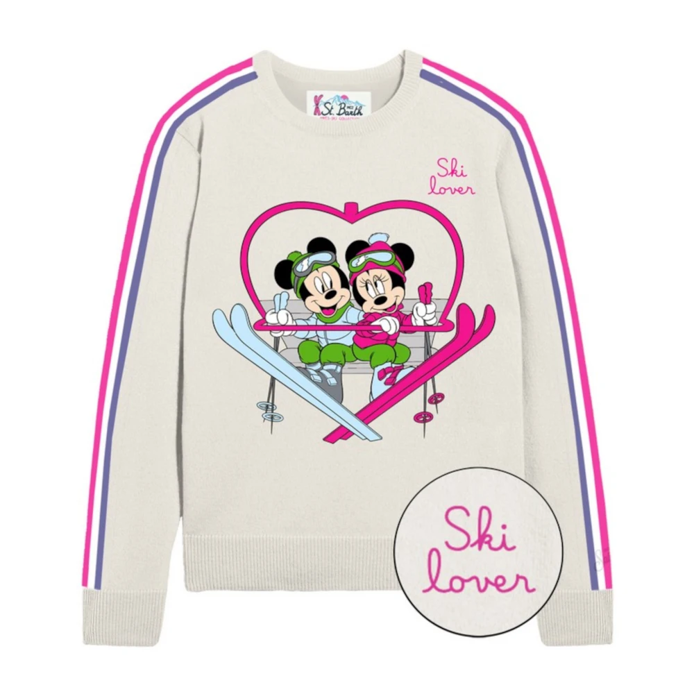 MC2 Saint Barth Witte Truien voor Mannen Multicolor Dames