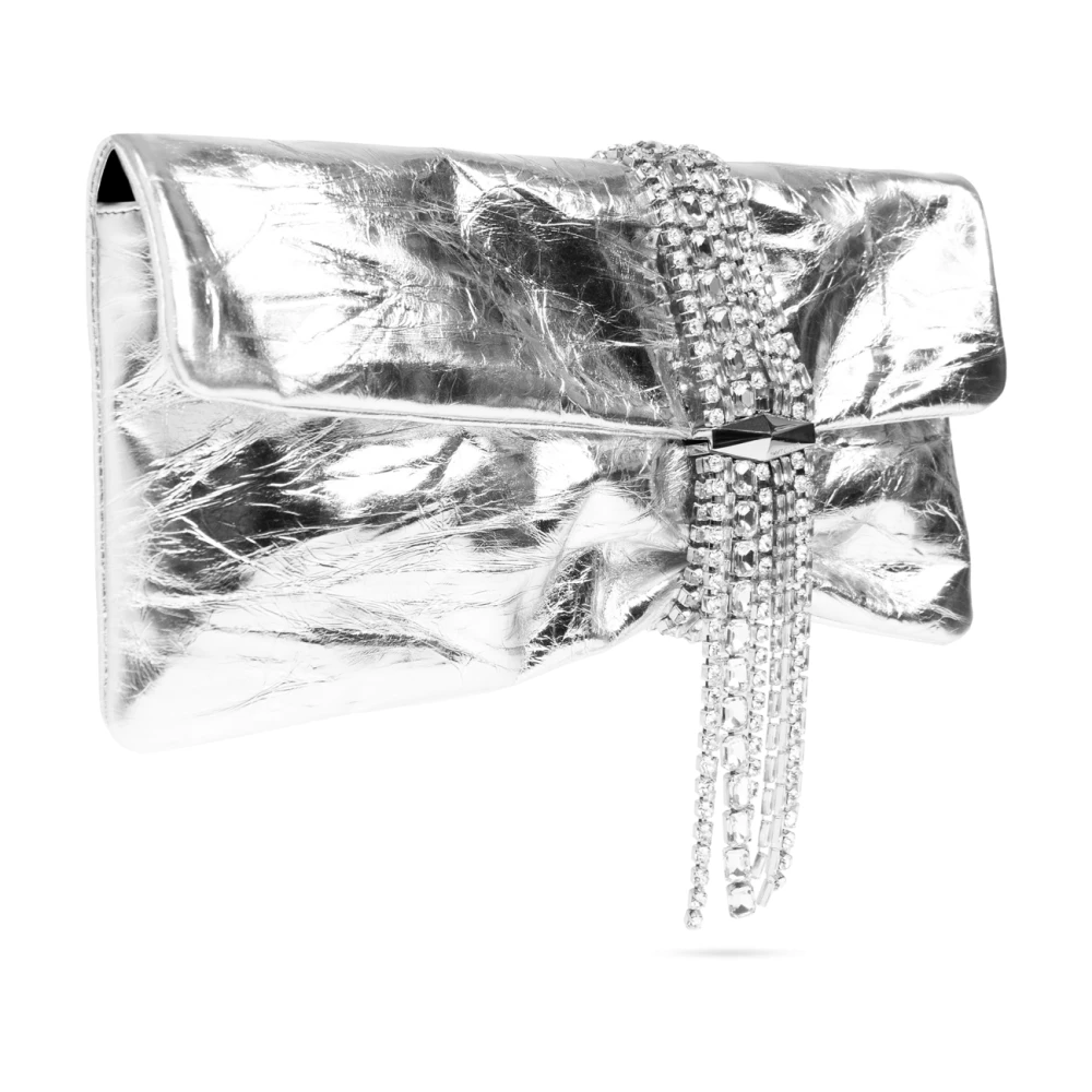 Jimmy Choo Clutch Zandra Gray Dames