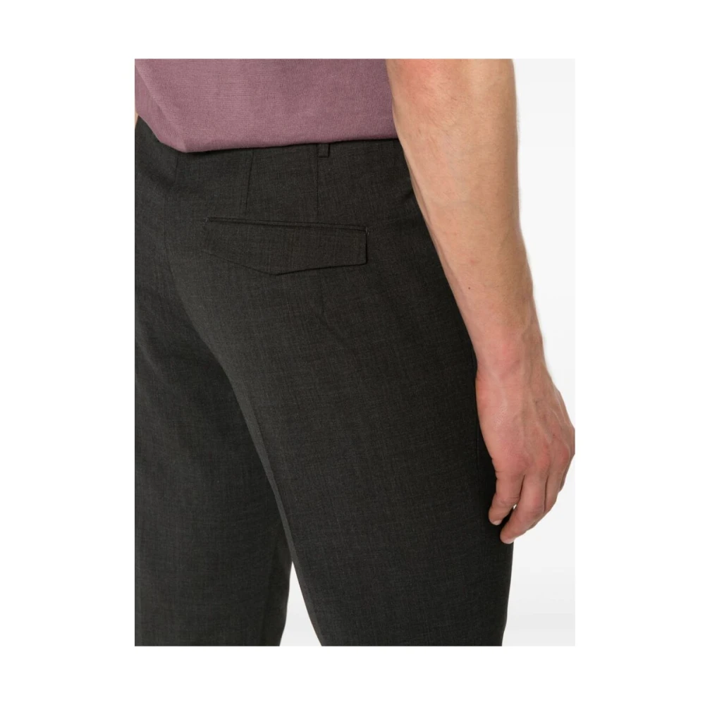 Pt01 Slim-fit Trousers Gray Heren