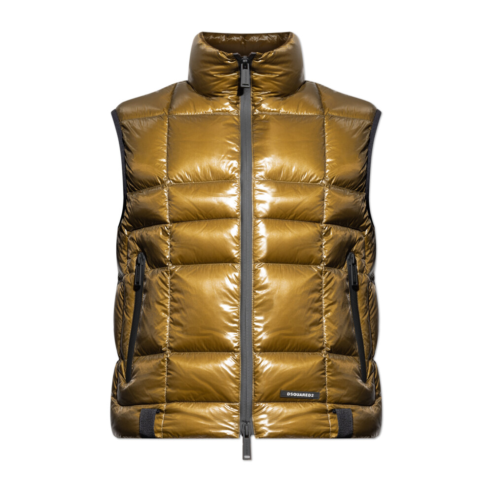 DSQUARED2 ダウンベスト イエロー　ダブルジップ　キルティング Dsquared2 Vests • Shop Vests from Dsquared2 online at Miinto