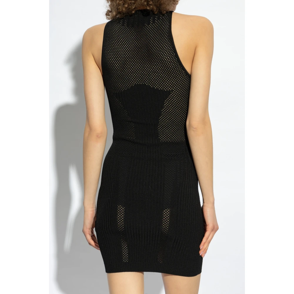Misbhv Mouwloze jurk Black Dames