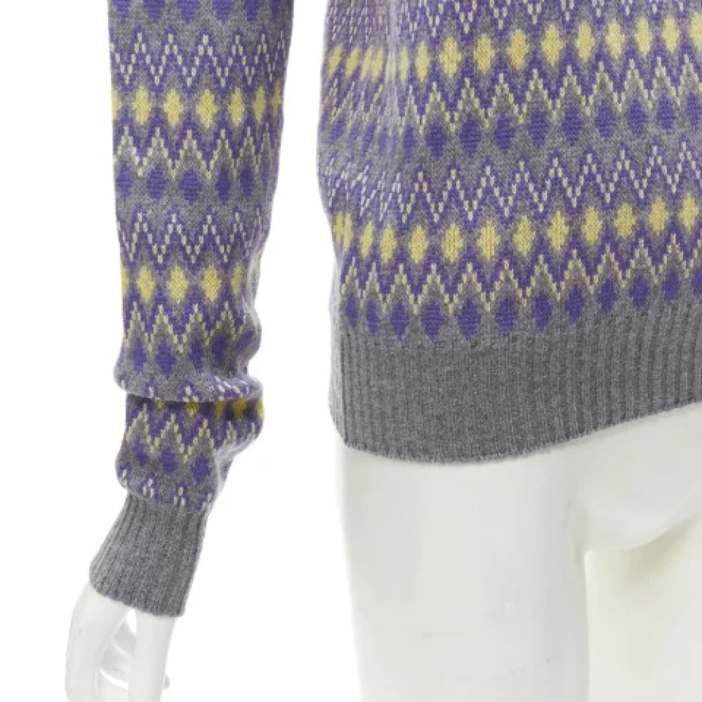 Prada Vintage Pre-owned Knit tops Purple Dames