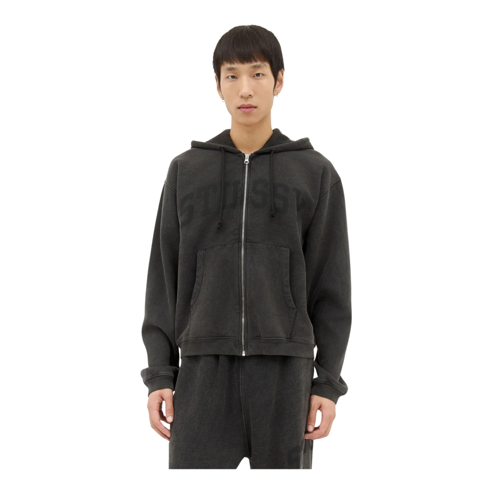 Stüssy Schaduwprint Hoodie Gray Heren