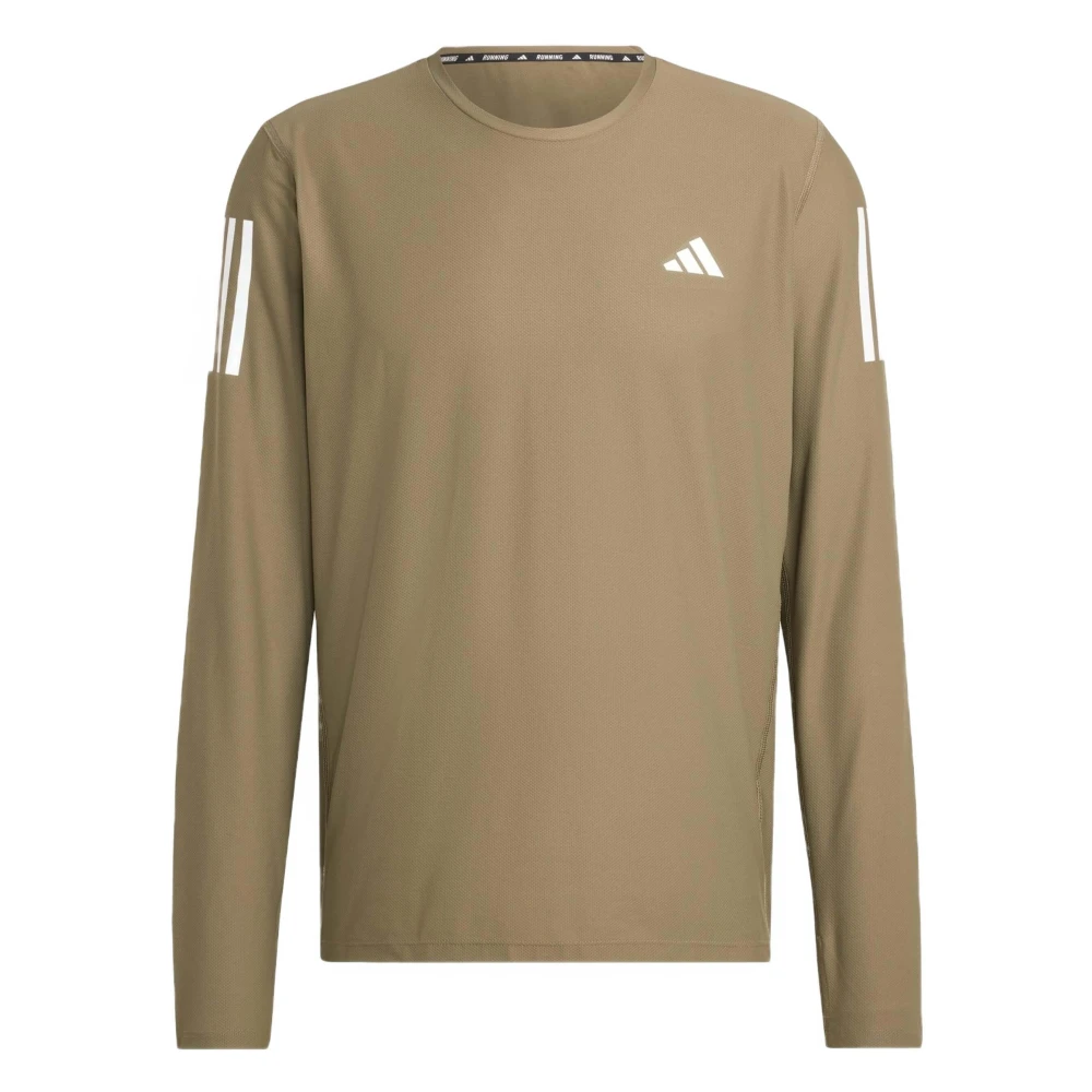 Adidas Own The Run Longsleeve T-shirt Green Heren