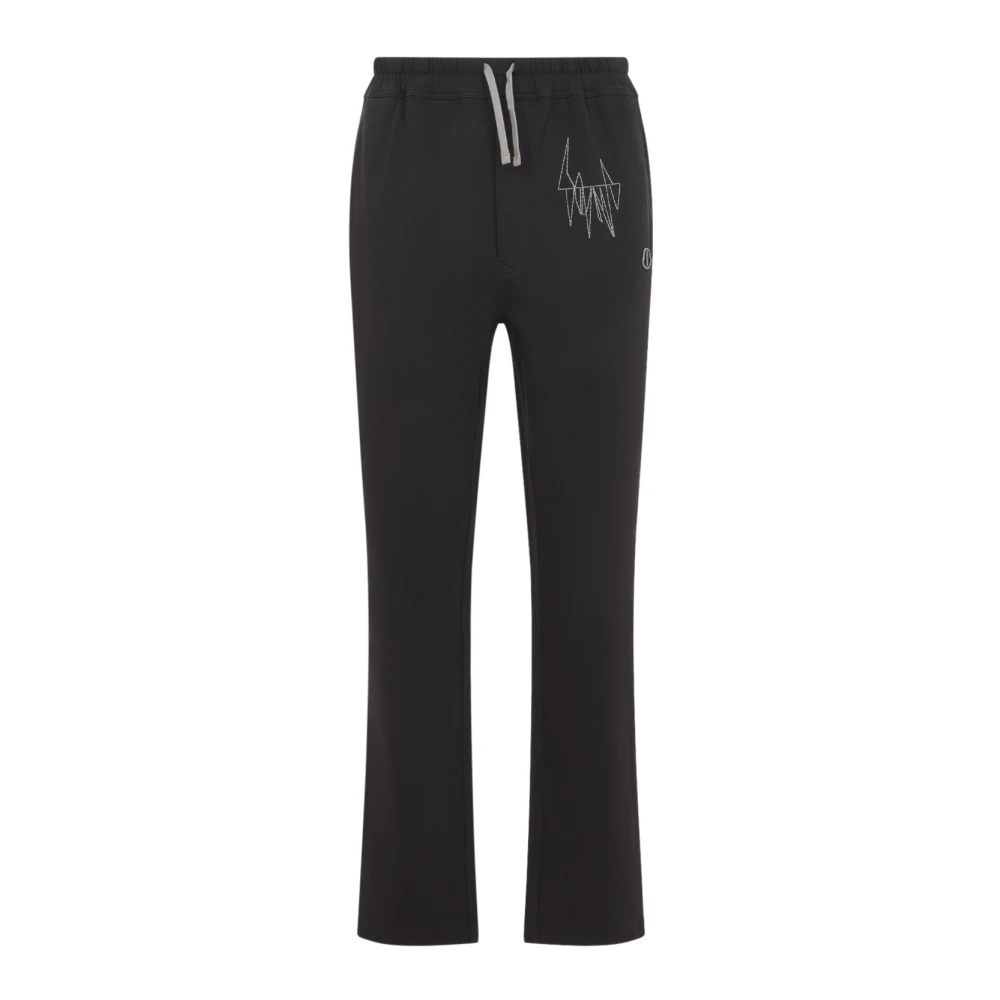 Moncler Men's Gray Sweatpants, L, Jogger Trousers