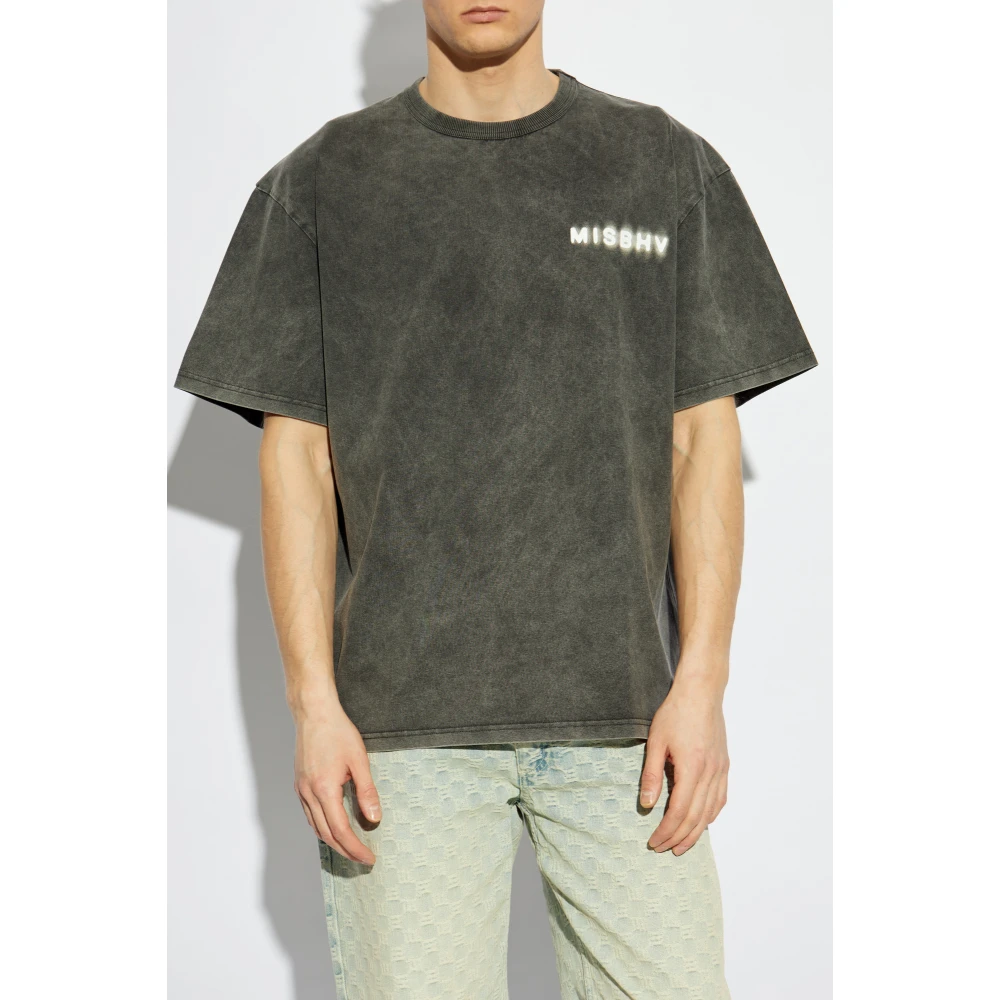 Misbhv T-shirt met logo Gray Heren