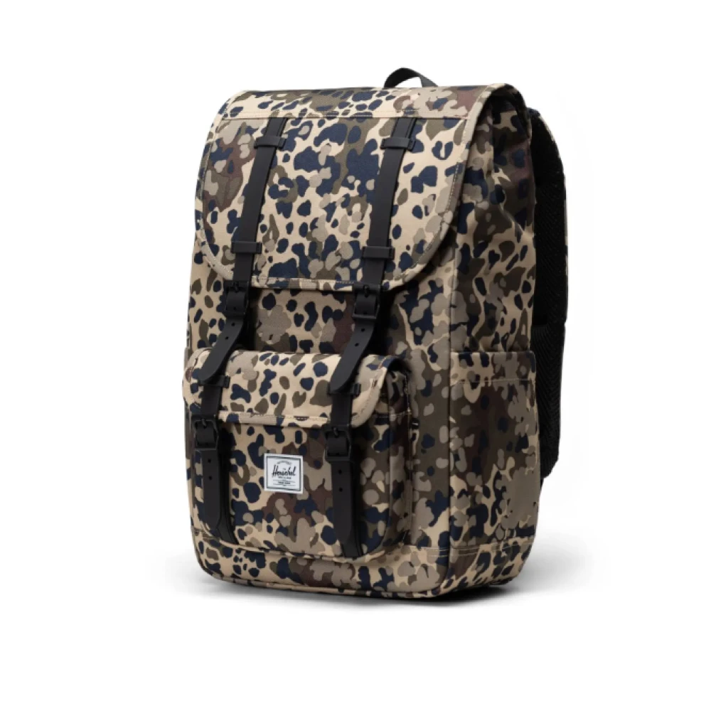 Herschel Terrain Camo Rugzak met Laptopvak Gray Unisex