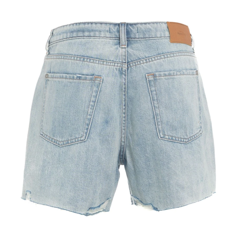 7 For All Mankind Shorts Blue Dames