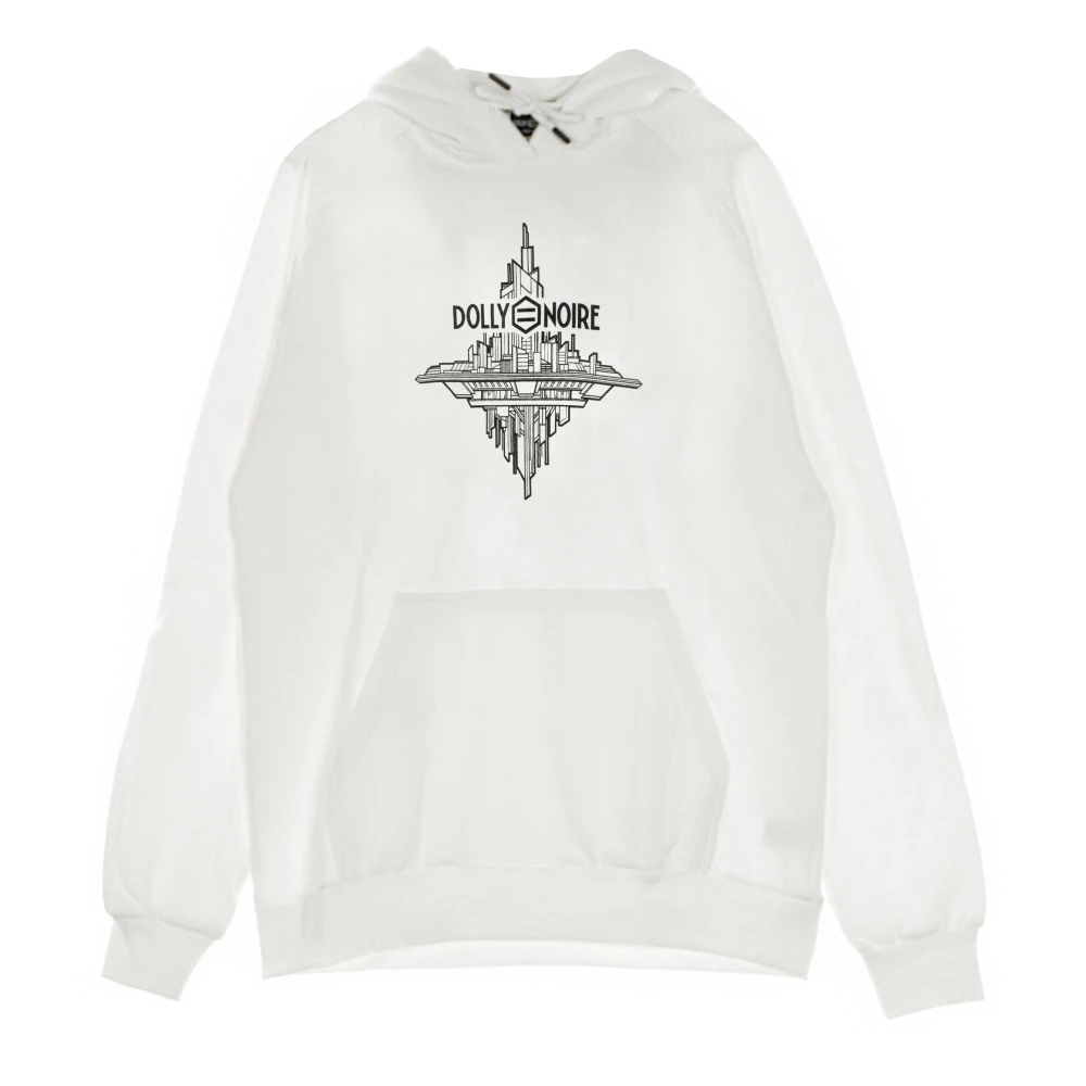 Dolly Noire Witte Heren Hoodie Beschermer White Heren