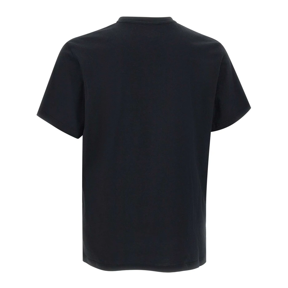 Parajumpers Zwart Patch Tee Katoenen T-shirt Black Heren