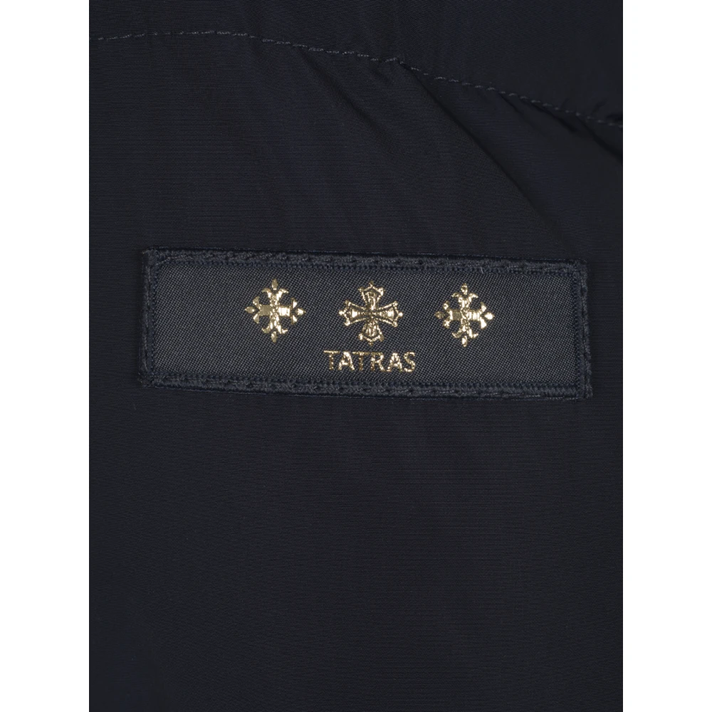 Tatras Blauwe Gewatteerde Donsjas met Logo Blue Dames