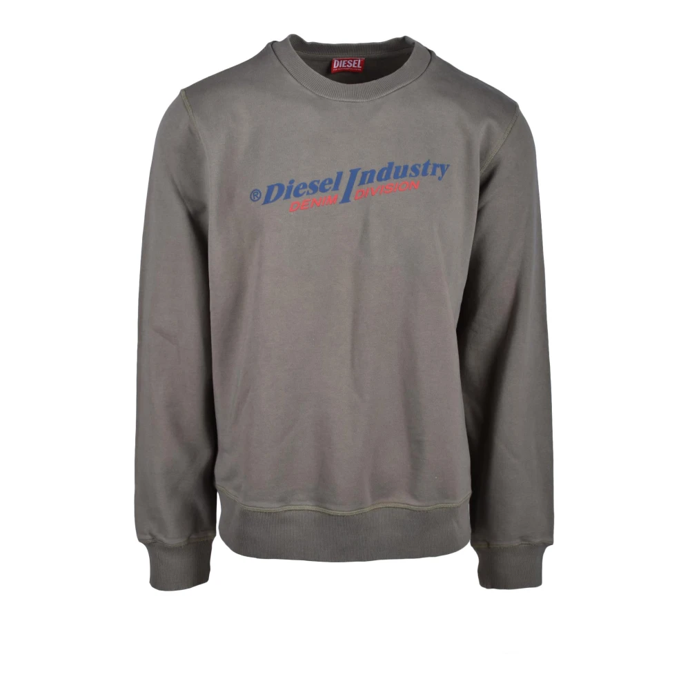 Diesel Katoenen Sweatshirt Model: Felpa Black Heren