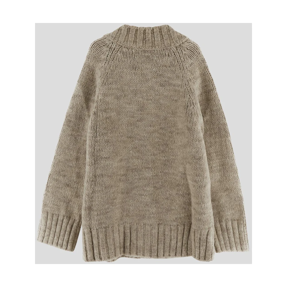 Maison Margiela Wol Alpaca Vest Beige Dames