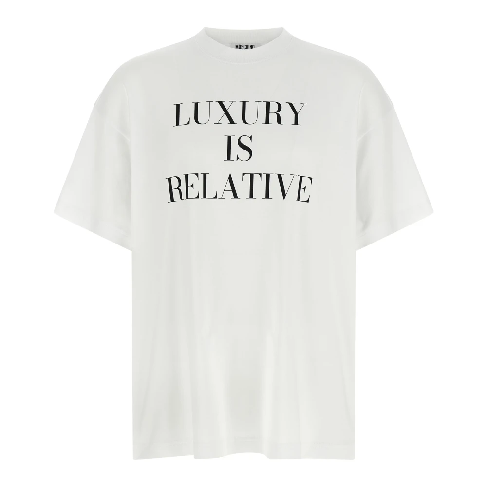 Moschino Mujer Blanco Camisetas, Talla: S