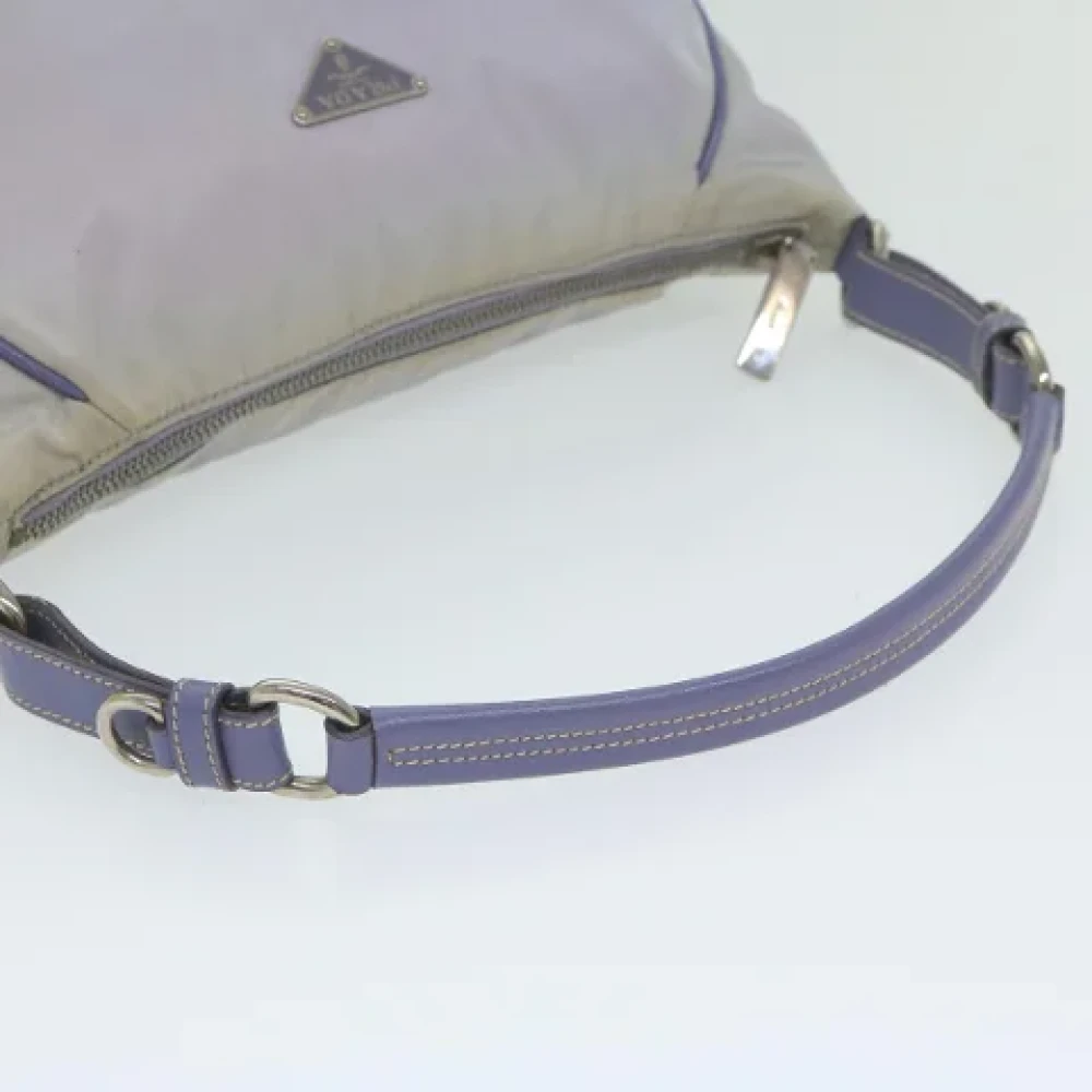 Prada Vintage Pre-owned Nylon pouches Purple Dames