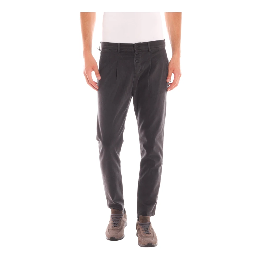 Daniele Alessandrini Gray Pj5369l101 Chinos - Male - Chinos - W33 - Trousers