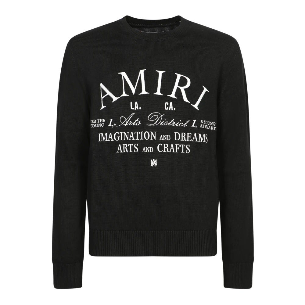 Amiri Black Graphic Sweatshirt Aw24 - Male - Sweatshirts - S - Sweatshirts & Hoodies