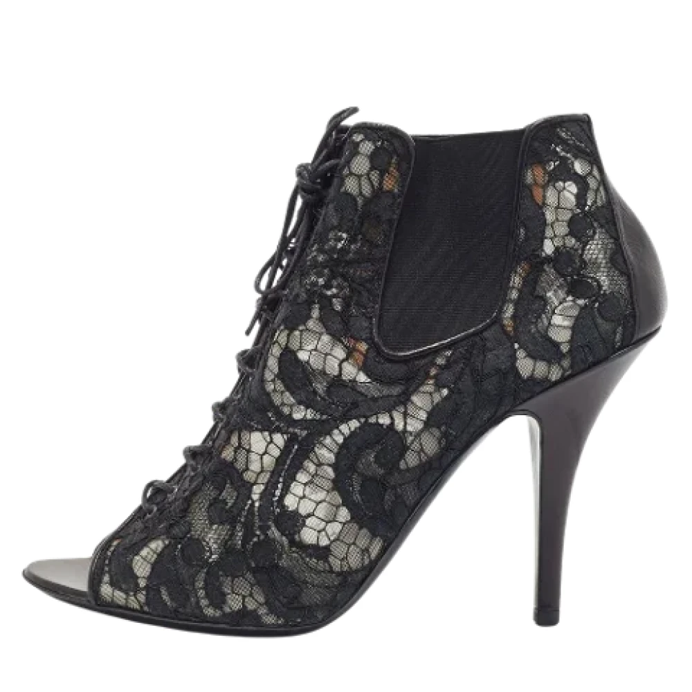 Givenchy Pre-owned Lace boots Black Dames