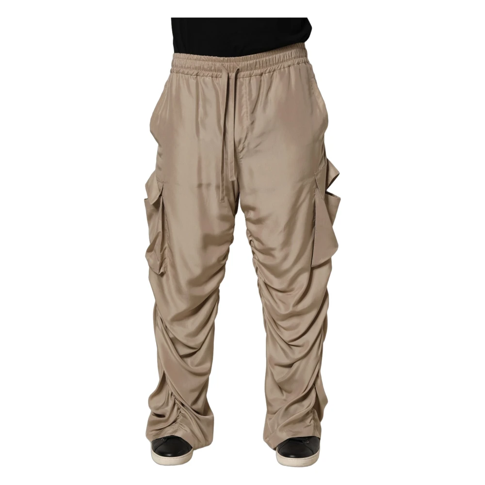 Dolce & Gabbana Hombre Marrón Pantalones, Talla: L