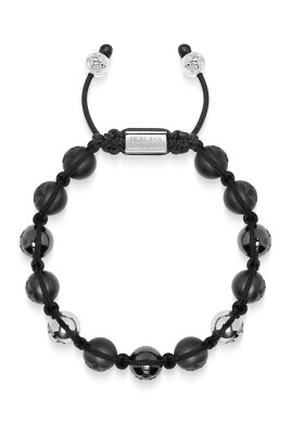 menand-39-s-beaded-bracelet-with-matte-black-glossy-black-ceramic-andamp-silver-beads