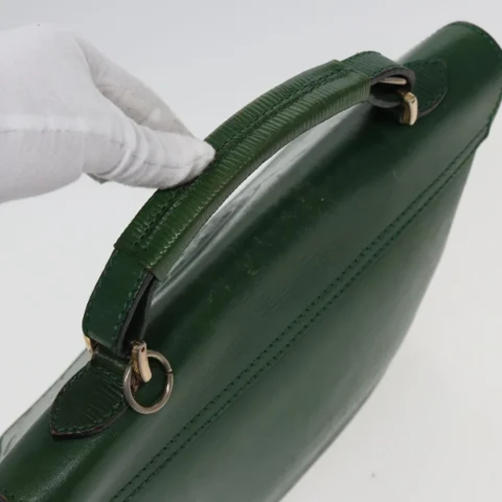 Fendi Vintage Pre-owned Leather fendi-bags Green Dames