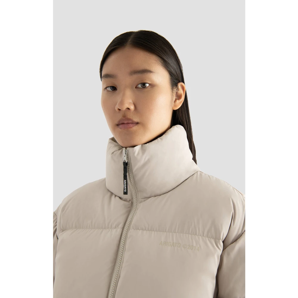 Axel Arigato Route Puffer Jacket Beige Dames