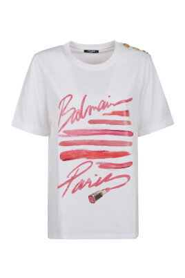 t-shirt-blanc-avec-impression-rouge-a-levres