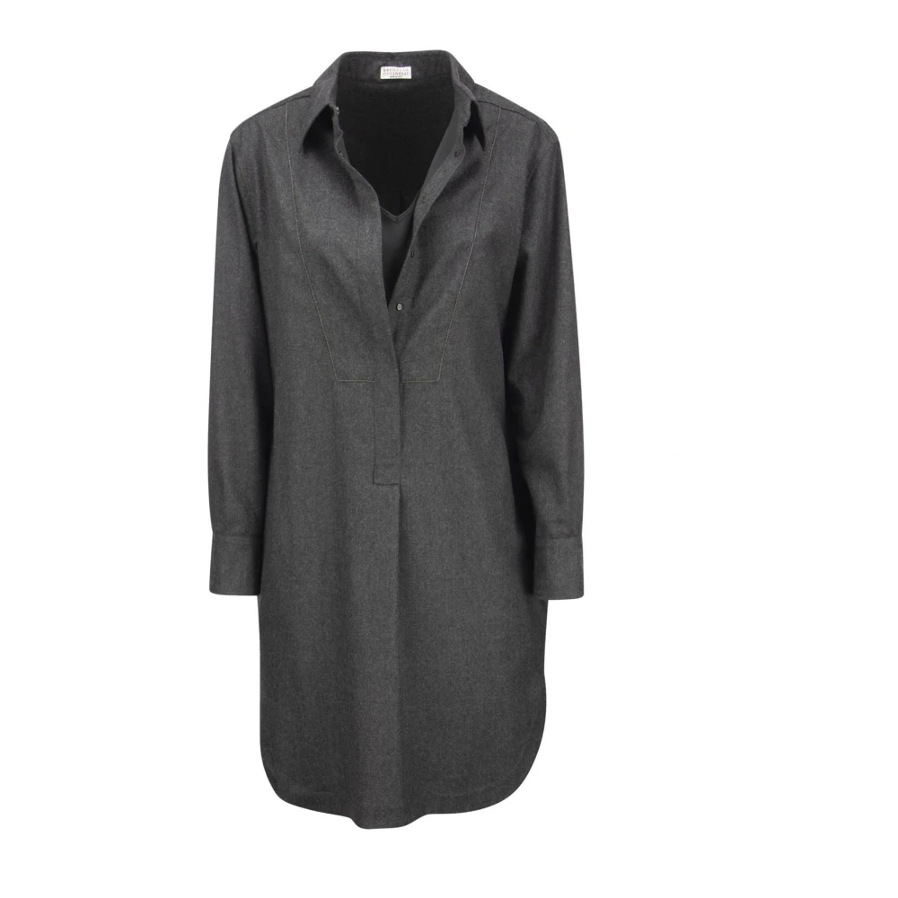 Dresses > Day Dresses > Shirt Dresses - - Brunello Cucinelli - Modalova