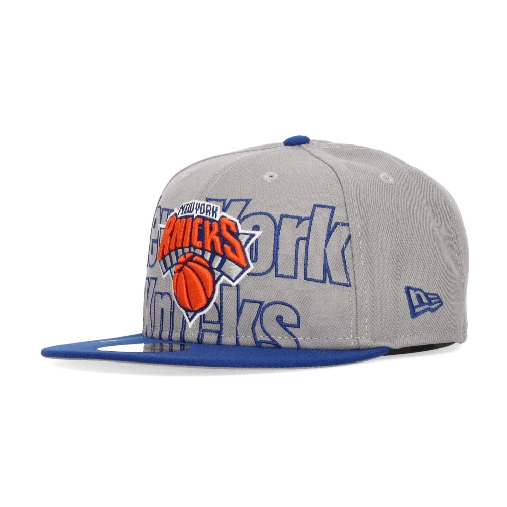 New Era Men's Gray Nba Draft Flat Brim Snapback Cap
