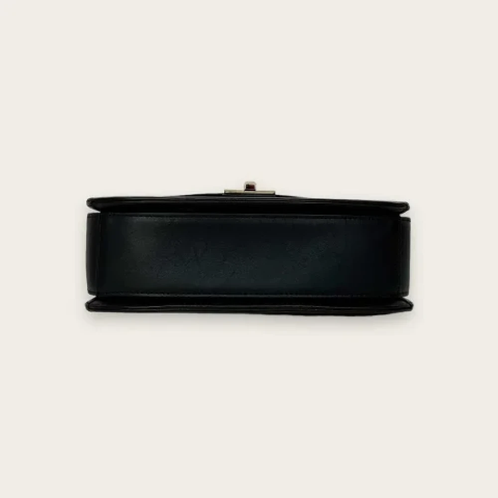 Valentino Vintage Pre-owned Leather shoulder-bags Black Dames
