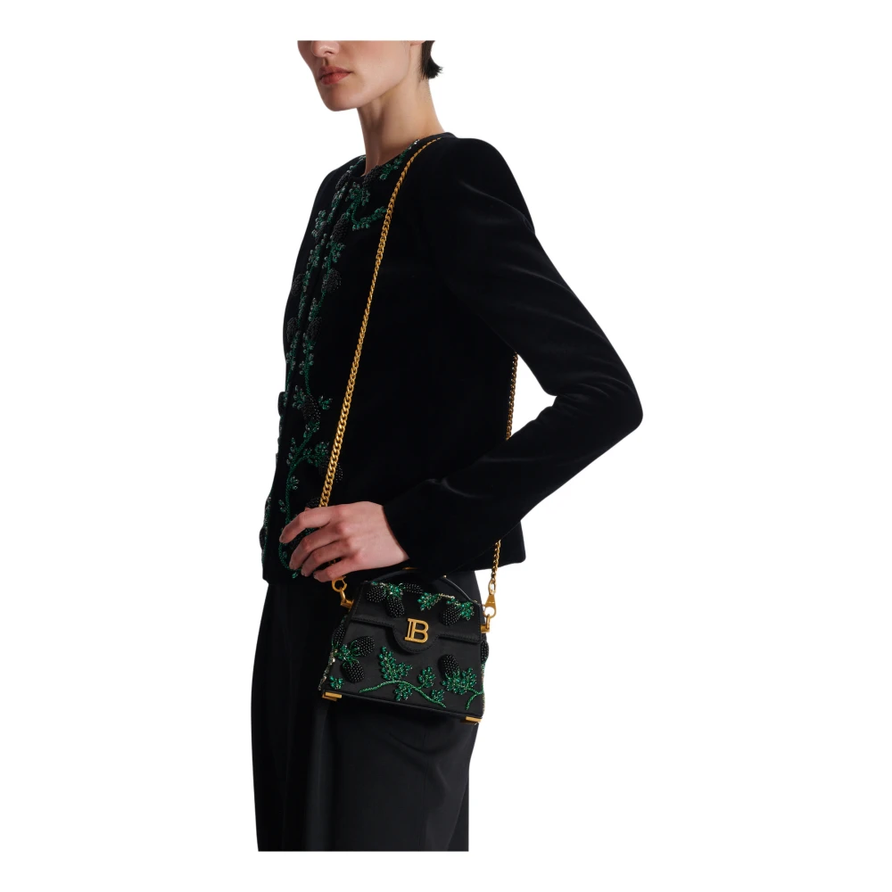 Balmain Small B-Buzz Dynasty Tas Black Dames