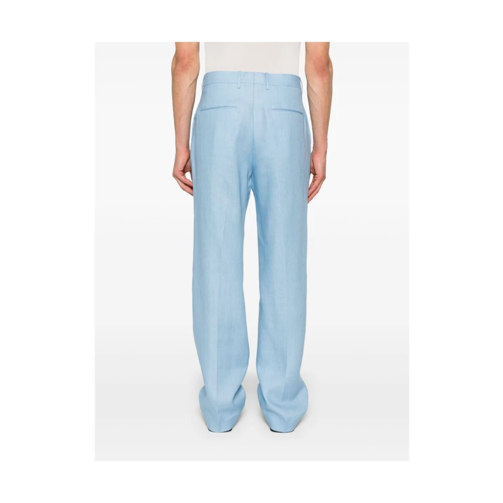 Tagliatore Broek Blue Heren