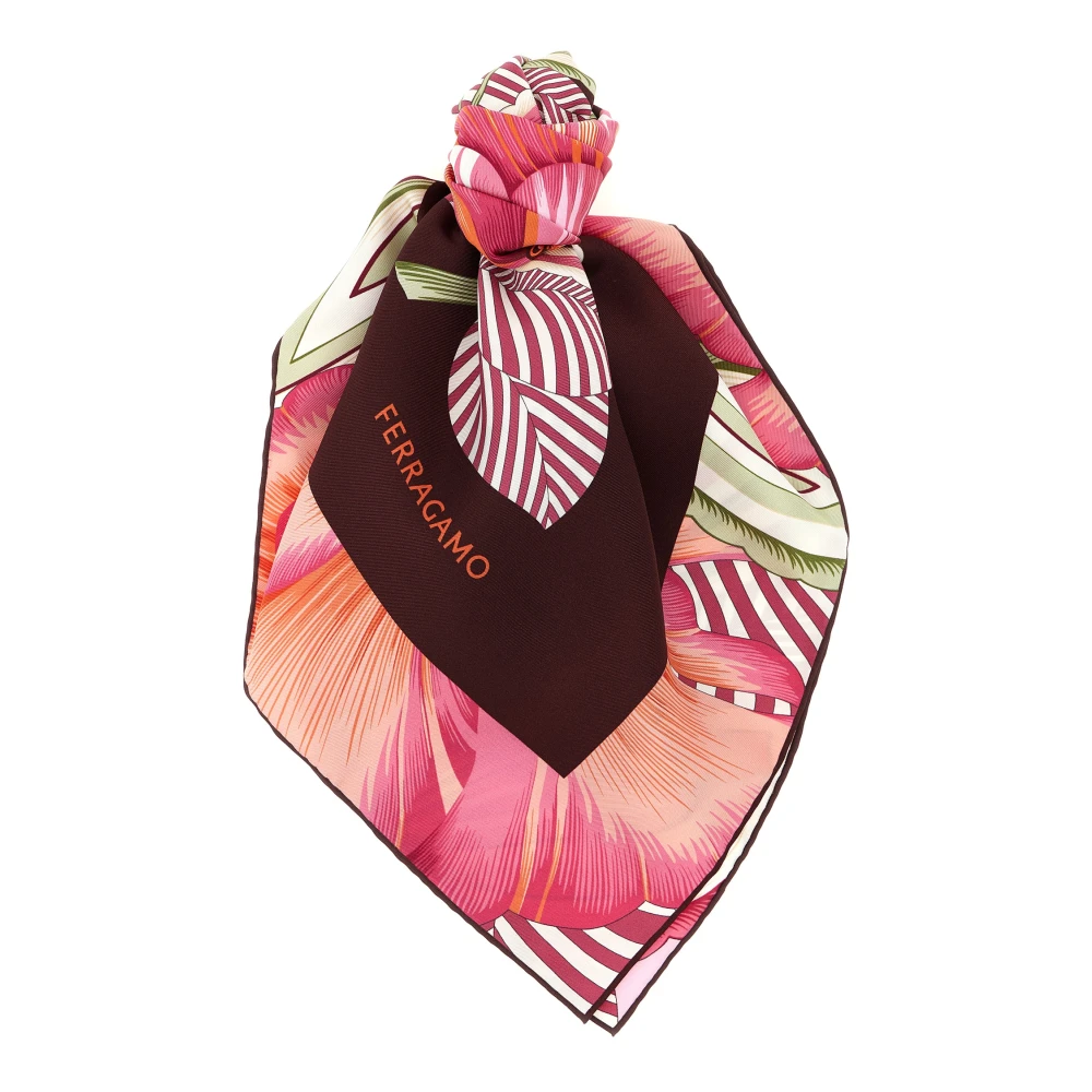 Ferragamo Women's Brezza Print Silk Twill Scarf