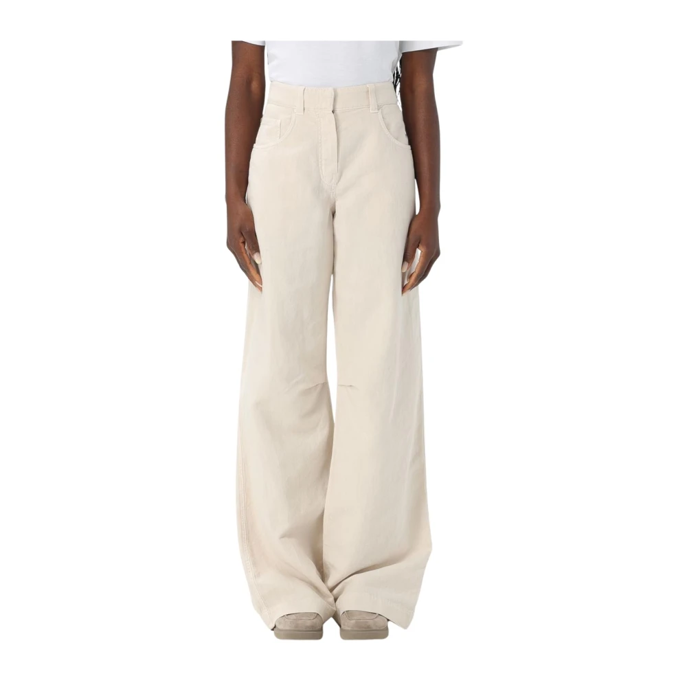Jeans > Wide Jeans - - Brunello Cucinelli - Modalova