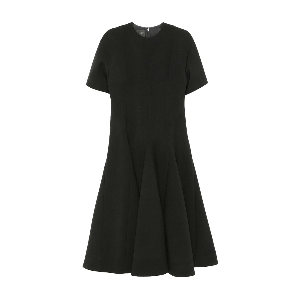 Valentino Garavani Black Midi Dresses, Female, M, Elegant Dress