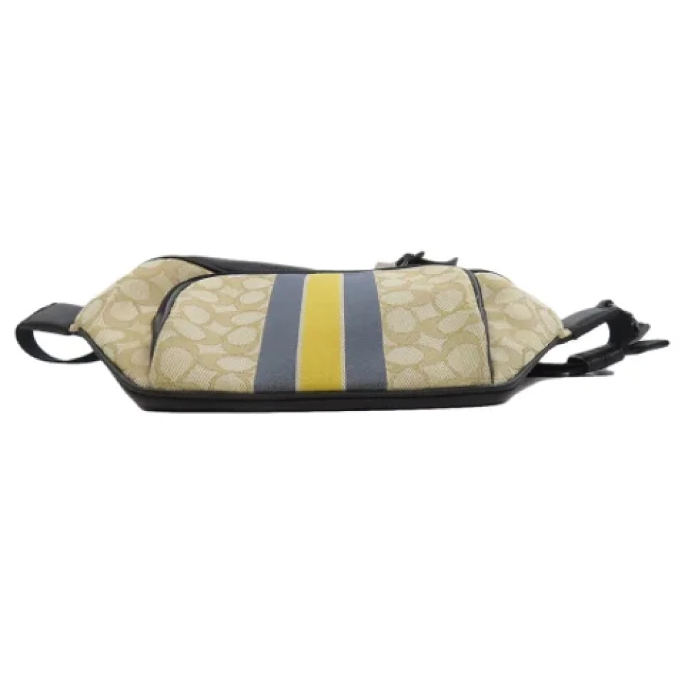 Coach Pre-owned Canvas crossbody-bags Beige Dames
