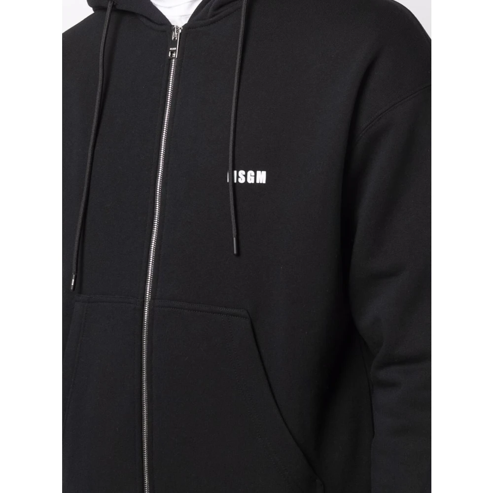 Msgm Zwarte Sweater Collectie Black Heren