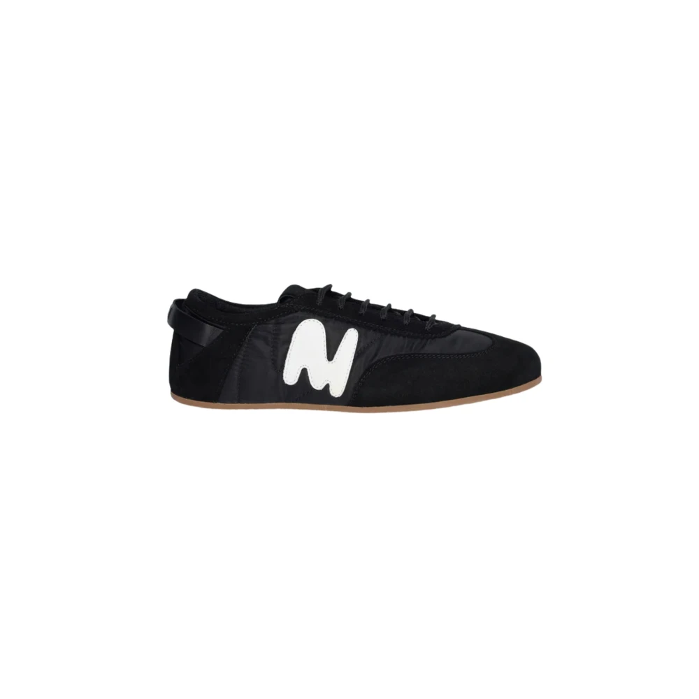 Msgm Super Platte Suède Sneakers unisex Schoenen Zwart