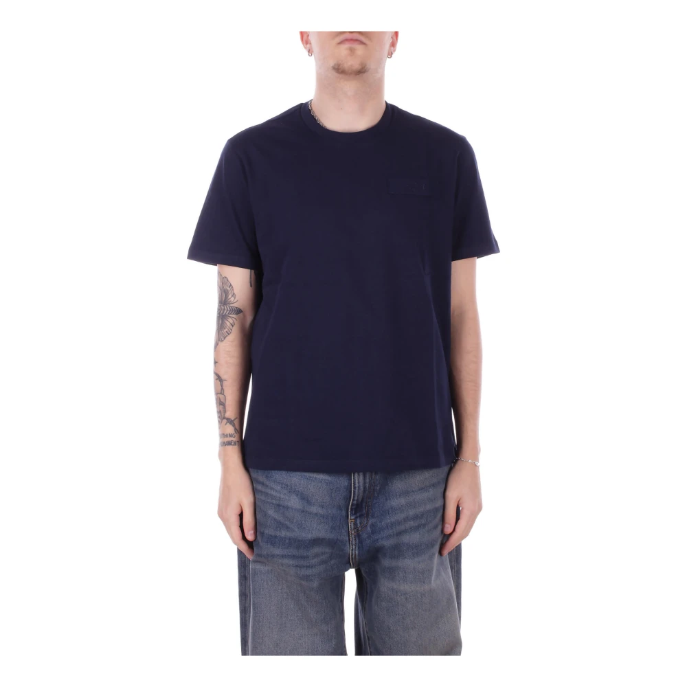 PAUL & SHARK Blauwe Yachting Logo T-shirts en Polos Blue Heren