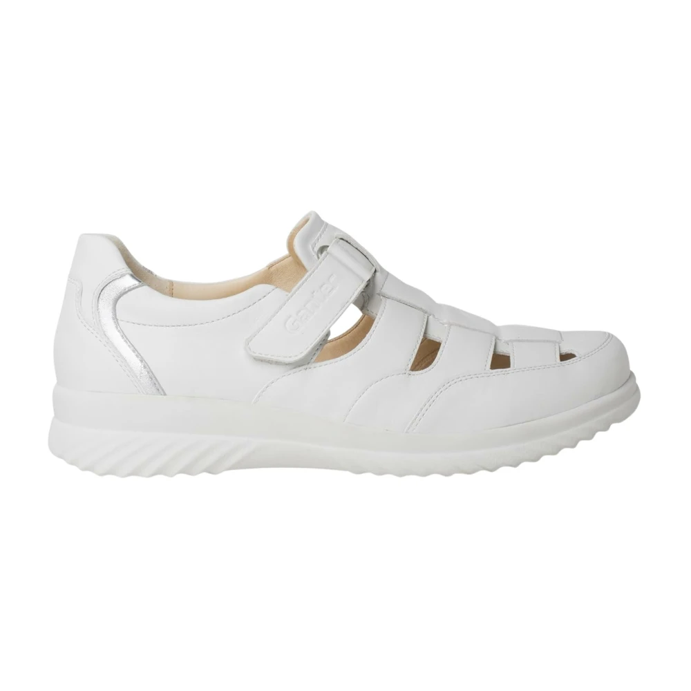 Ganter Leren Sneaker Dames Schoenen Wit