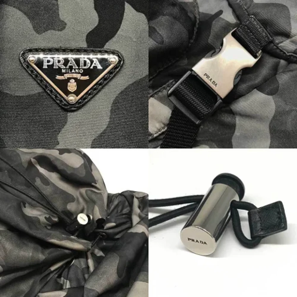 Prada Vintage Pre-owned Fabric prada-bags Green Dames