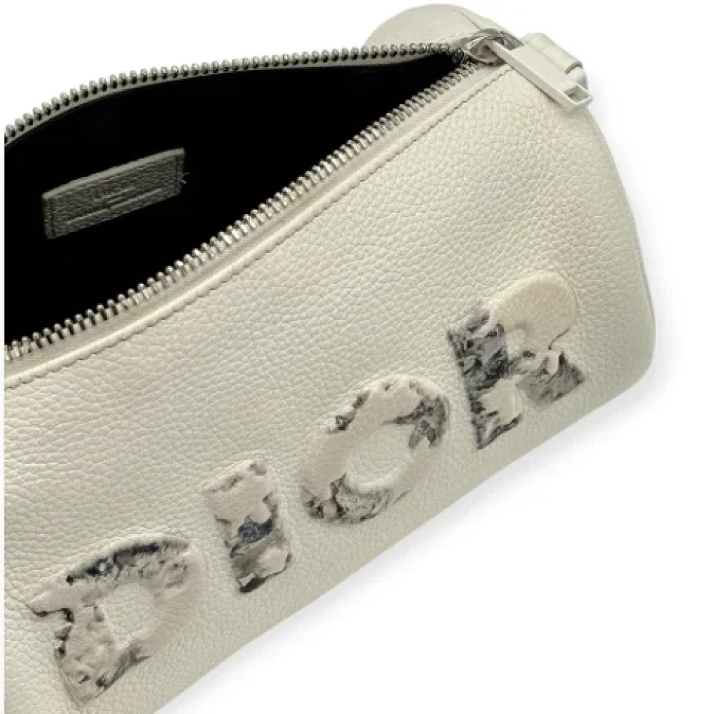 Dior Vintage Pre-owned Leather dior-bags White Dames