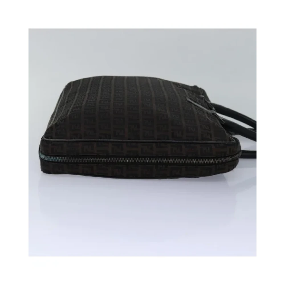Fendi Vintage Pre-owned Canvas handbags Brown Dames