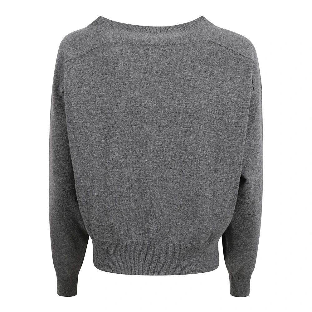 BRUNELLO CUCINELLI Kasjmier Trui in Grijs Gray Dames